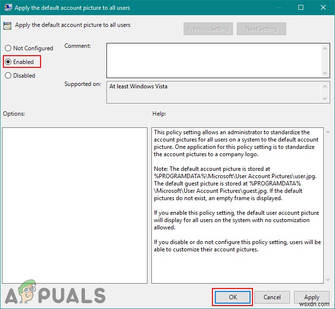 Windows 10에서 모든 사용자 계정에 기본 계정 사진을 설정하는 방법