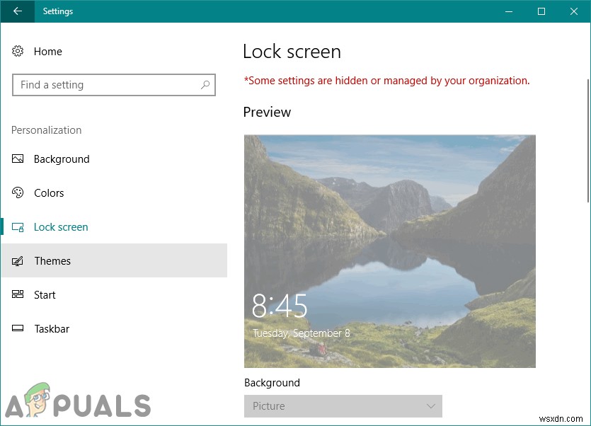 Windows 10에서 사용자가 잠금 화면 및 로그온 이미지를 변경하지 못하도록 차단하는 방법