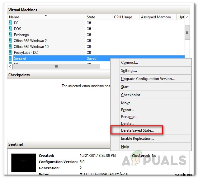 Hyper-V 가상 머신이 저장됨 상태에서 멈출 때 해결하는 4가지 방법