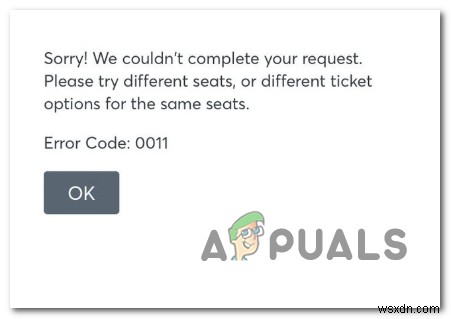 티켓마스터(Ticketmaster) 오류 코드 0011 해결 방법 총정리