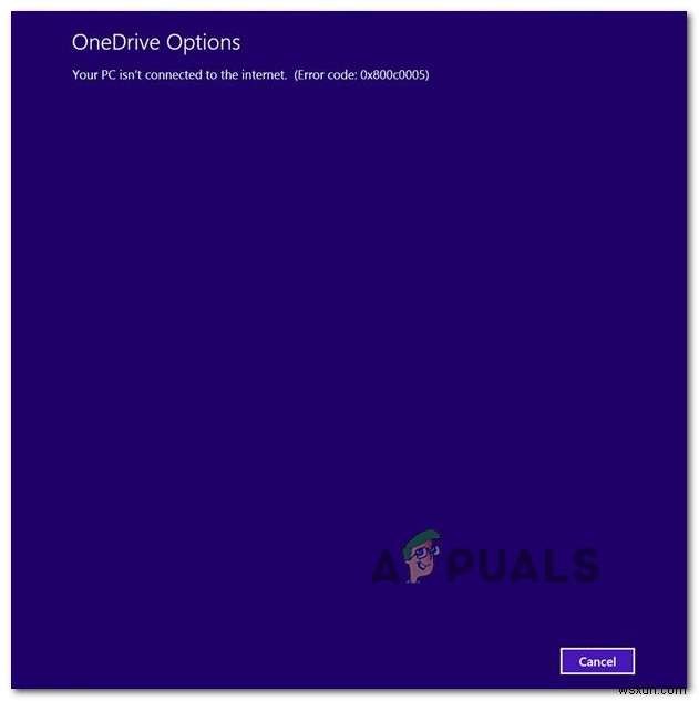 OneDrive 오류 코드 0x800c0005 해결 방법 총정리