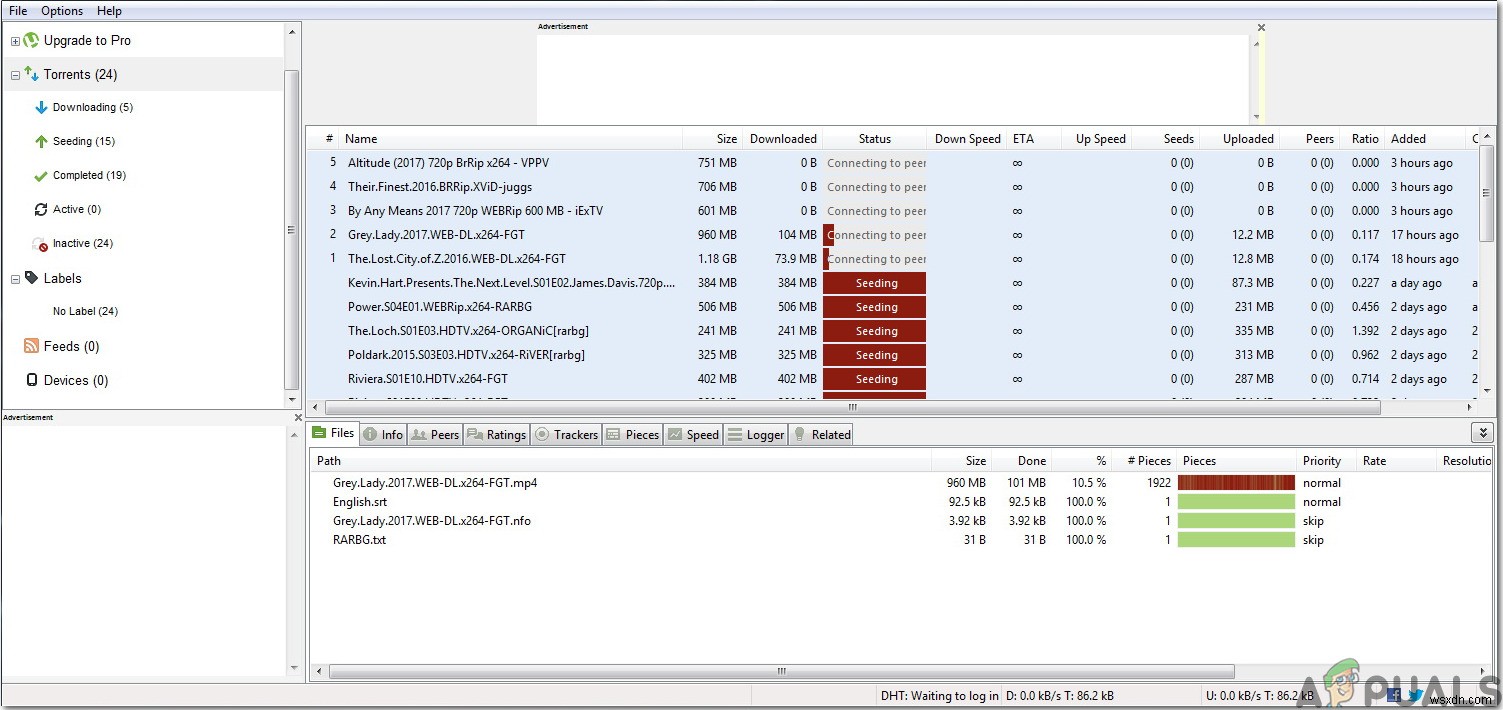 uTorrent 피어에 연결하는 중 멈춤 오류 해결 방법 5가지