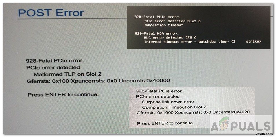 928 치명적 PCIe 오류(Fatal PCIe Error) 해결 방법 총정리