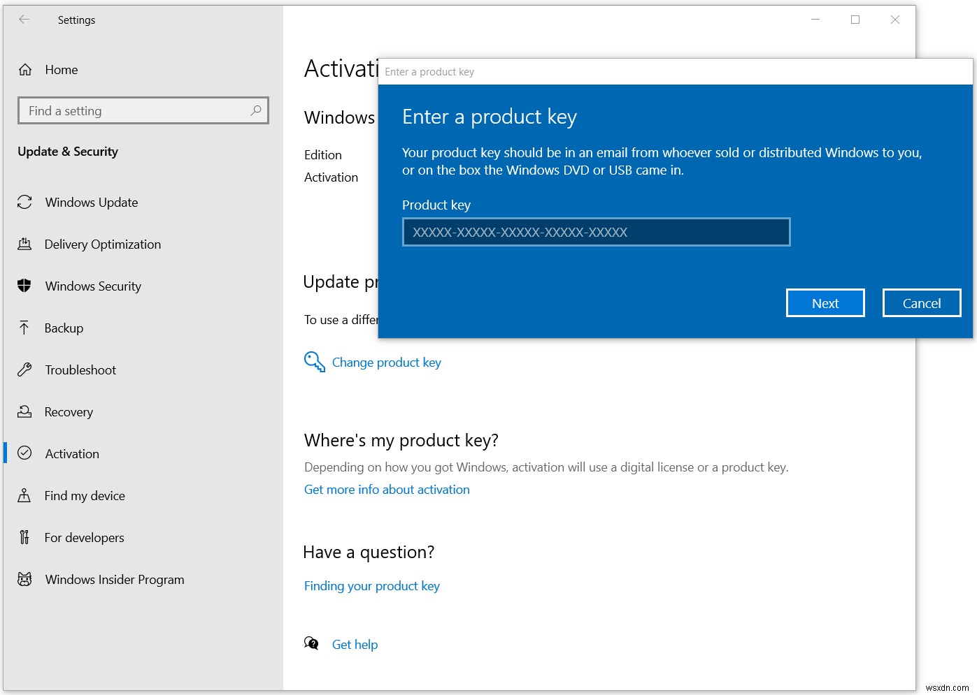 Windows 10 활성화 오류 0x80041024 해결 방법
