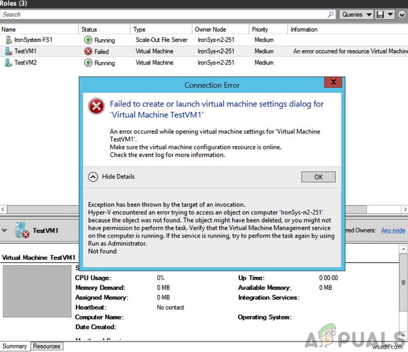 Hyper-V 2019에서 가상 머신 시작 시 로그온 실패(0x80070569) 오류 해결 방법