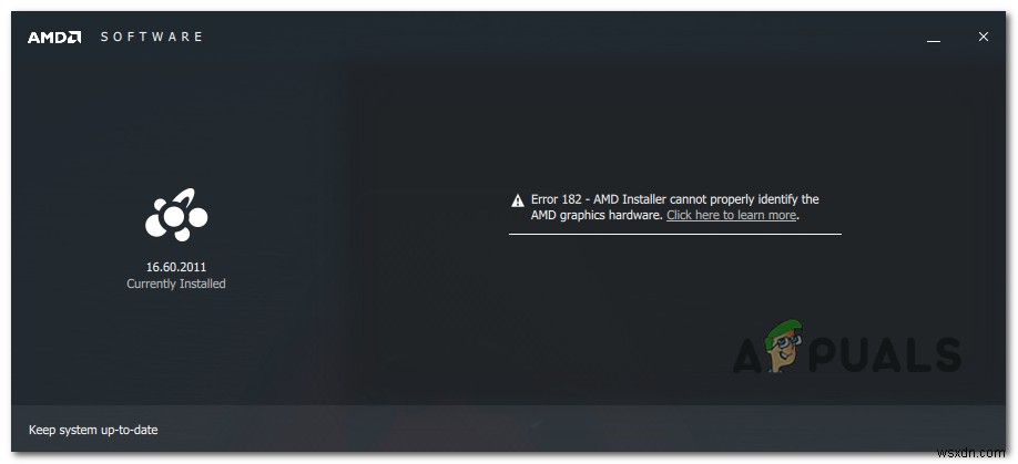 AMD 드라이버 오류 182 해결 방법 총정리