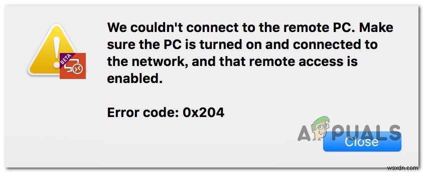 Windows·macOS에서 원격 데스크톱 오류 코드 0x204 해결하는 방법 총정리