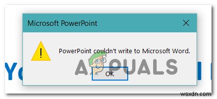 PowerPoint에서 유인물 만들기 시  Microsoft Word에 쓸 수 없습니다  오류 해결하는 7가지 방법