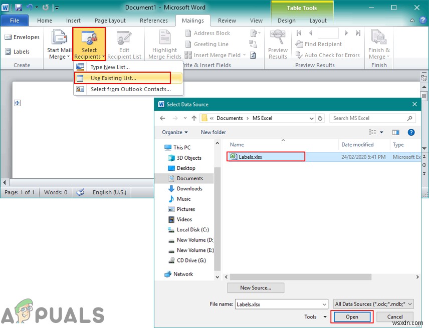 마이크로소프트 워드(Microsoft Word)로 라벨 만들고 인쇄하는 방법 총정리