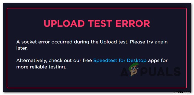 SpeedTest  소켓 오류(Socket Error)  해결 방법 총정리