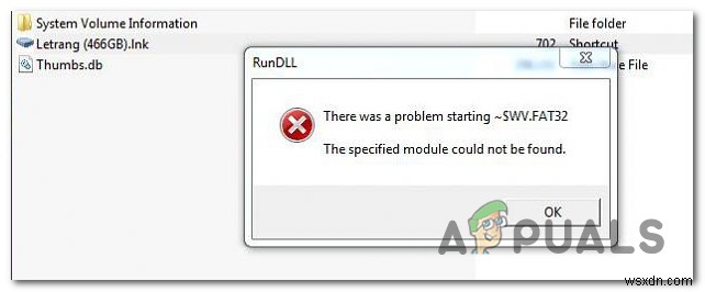 HDD를 열 때 RunDLL 시작하는 중 문제가 발생했습니다 오류 해결 방법