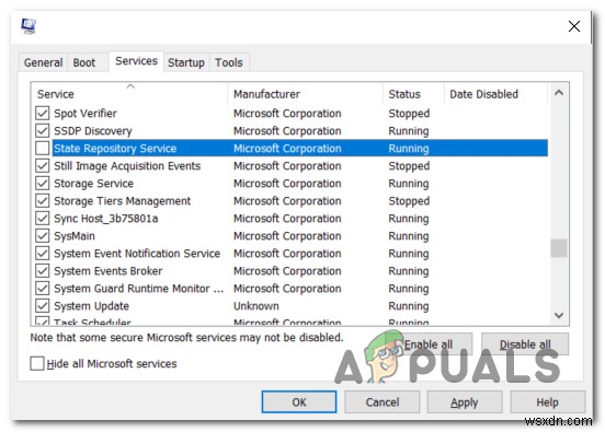 Windows 10 State Repository Service CPU 사용량 급증 문제 해결 방법