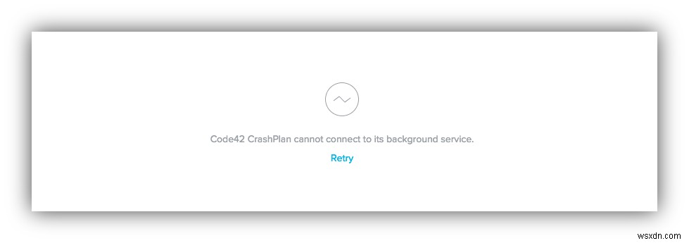 Code42 CrashPlan  백그라운드 서비스에 연결할 수 없음  오류 해결 방법
