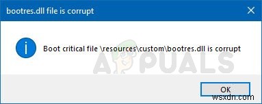 Windows 10에서 손상된 Bootres.dll 파일을 복구하는 5가지 방법