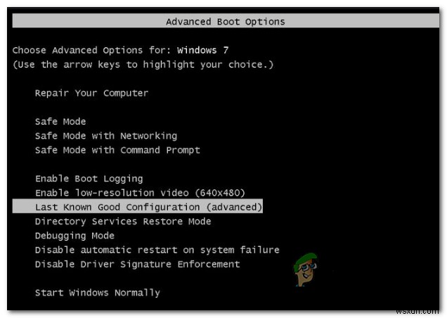 Windows 부팅 시 시스템 레지스트리 파일이 없습니다 오류 해결 방법
