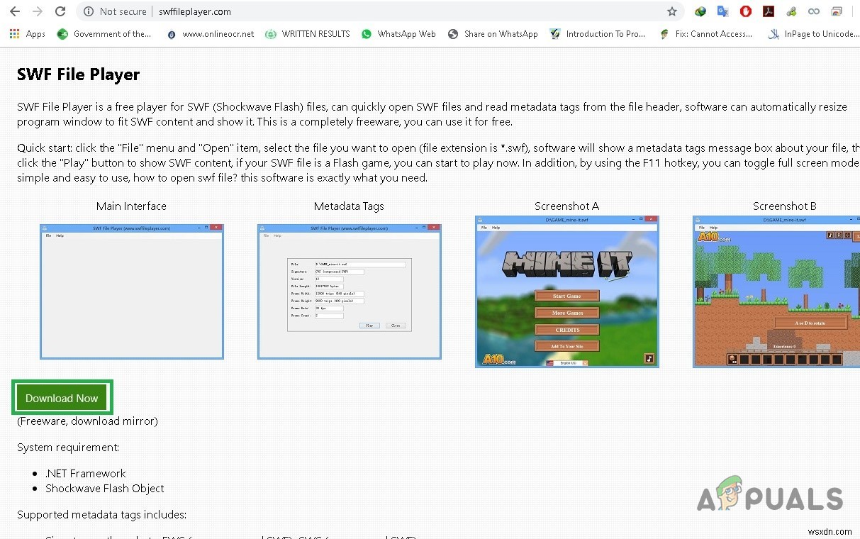 웹 브라우저 없이 Adobe Flash SWF 파일을 재생하는 7가지 방법