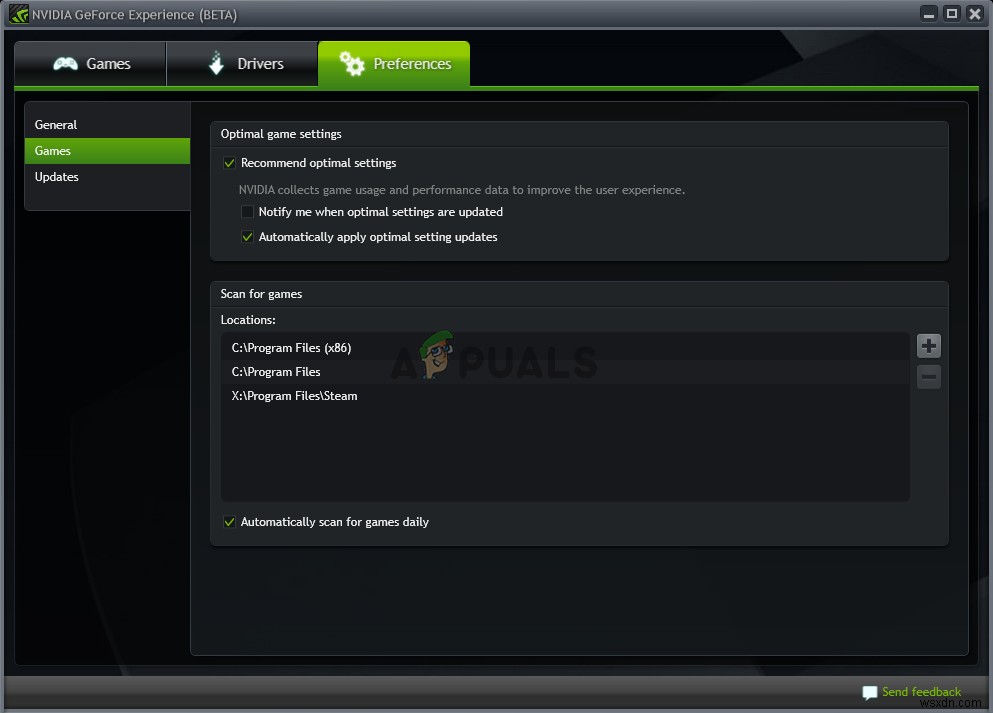 Windows에서 GeForce Experience가 게임을 찾지 못할 때 해결하는 방법 총정리