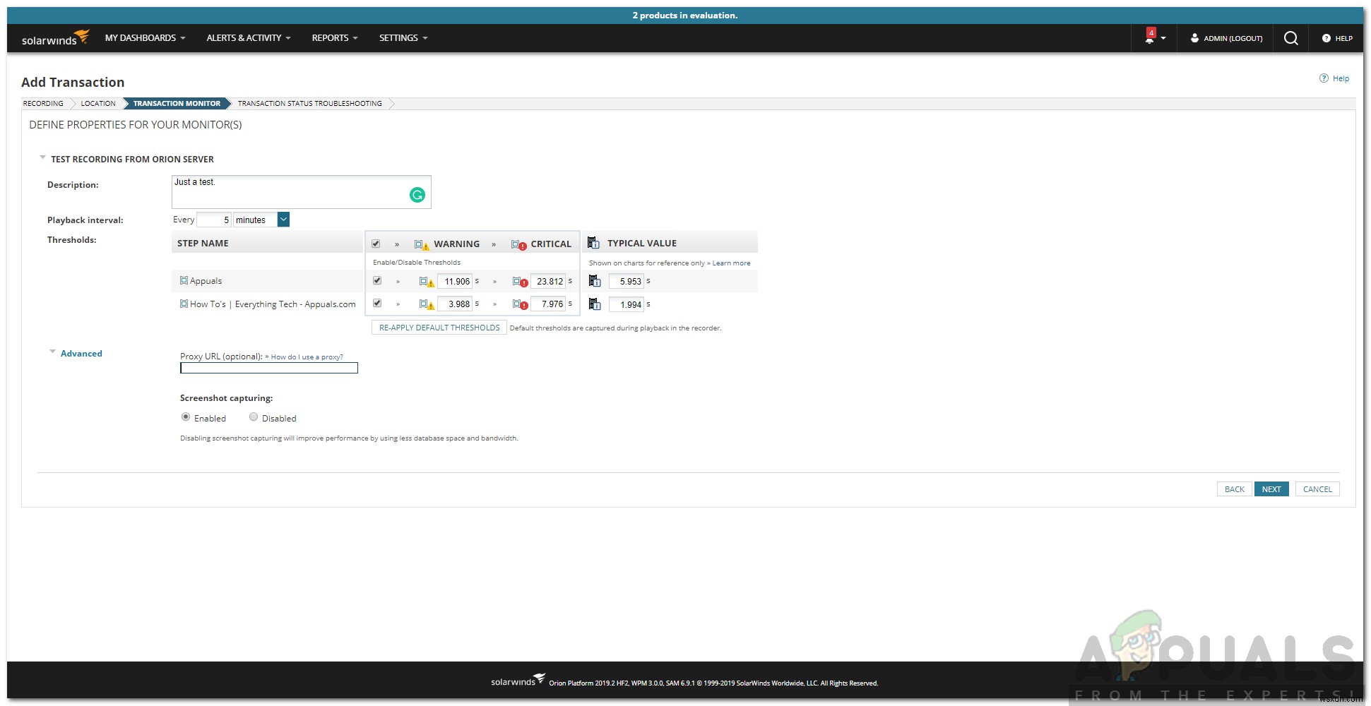 SolarWinds 웹사이트 성능 모니터(WPM) 활용 가이드: 웹사이트 상시 모니터링 방법