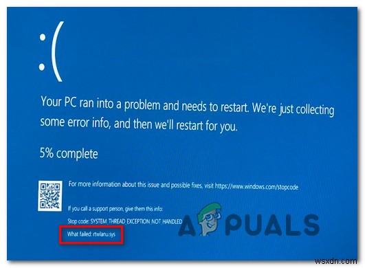 Windows에서 rtwlanu.sys로 인한 블루스크린(BSOD) 오류 해결 방법