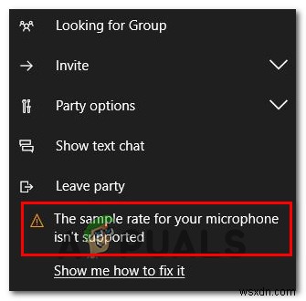 Xbox 앱 마이크 샘플 속도가 지원되지 않습니다 오류 해결 방법 6가지