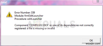 Windows에서 comdlg32.ocx 누락 오류 해결하는 4가지 방법