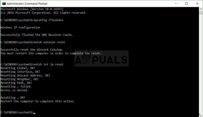 Windows에서  netsh int ip reset  명령 실패 시 해결 방법 총정리