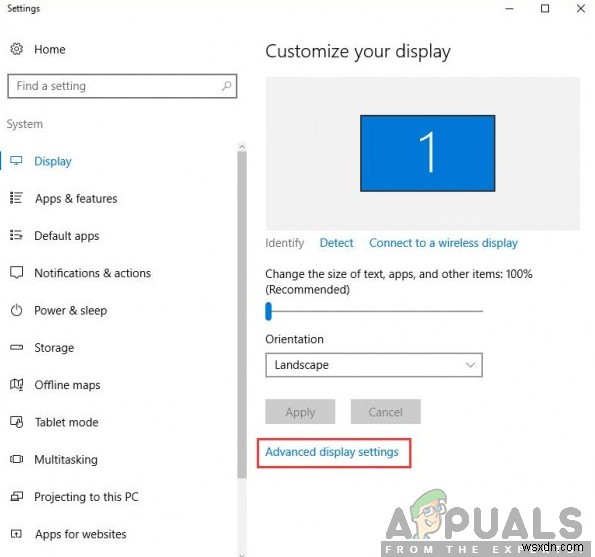 Windows 10에서 고급 디스플레이 설정이 사라졌을 때 해결하는 8가지 방법