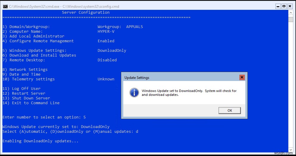Hyper-V 2019 코어 서버 초기 설정 완벽 가이드