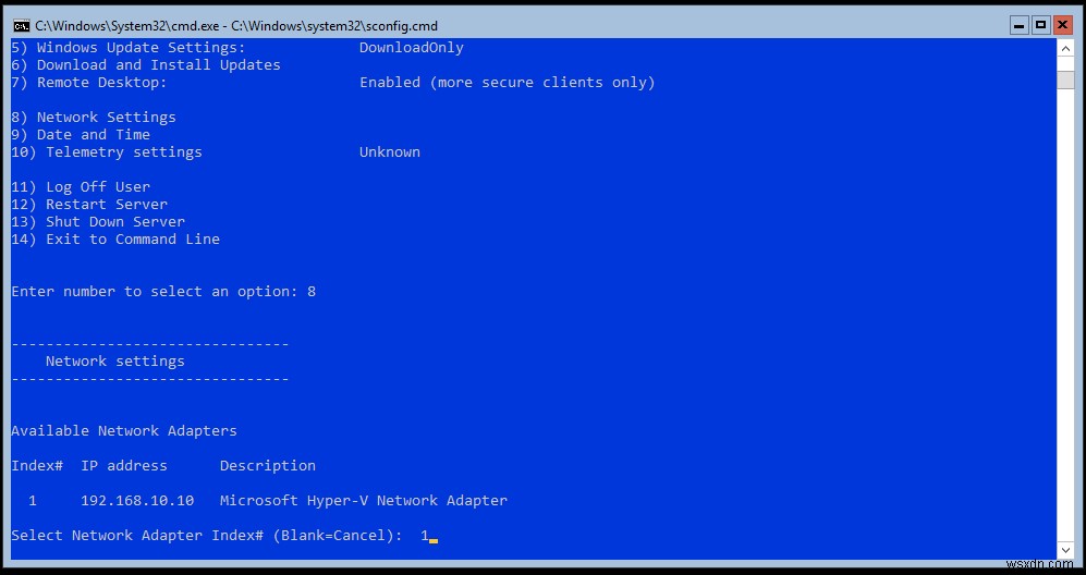 Hyper-V 2019 코어 서버 초기 설정 완벽 가이드