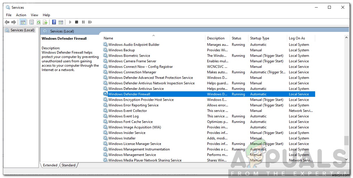 Windows Defender 방화벽 오류 코드 0x6d9 해결 방법