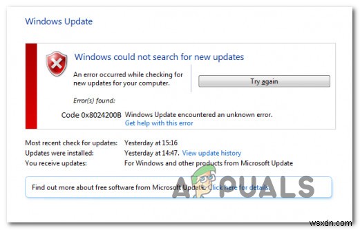 Windows 업데이트 오류 0x8024200B 해결 방법 총정리