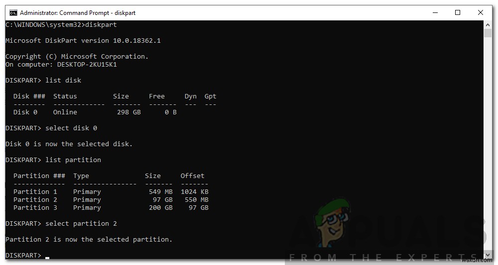 Windows 부팅 파일 복사 실패(Failure when Attempting to Copy Boot Files) 오류 해결 방법
