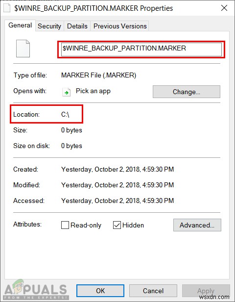 $WINRE_BACKUP_PARTITION.MARKER 파일이란? 삭제해도 안전할까?