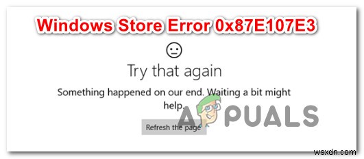 Windows 10 마이크로소프트 스토어 오류 0x87E107E3 해결 방법 총정리