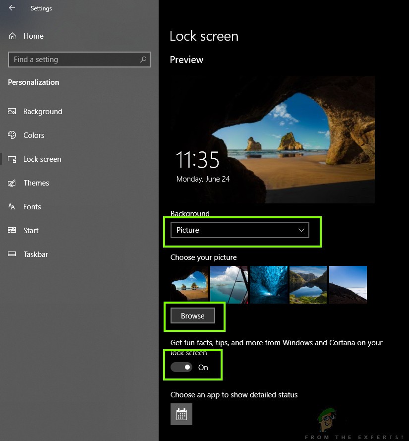 Windows 10 잠금 화면 이미지 개인화하는 방법 총정리