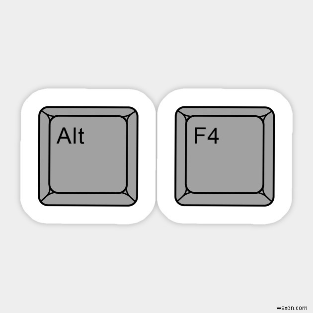 윈도우에서 Alt + F4 단축키가 작동하지 않을 때 해결하는 방법