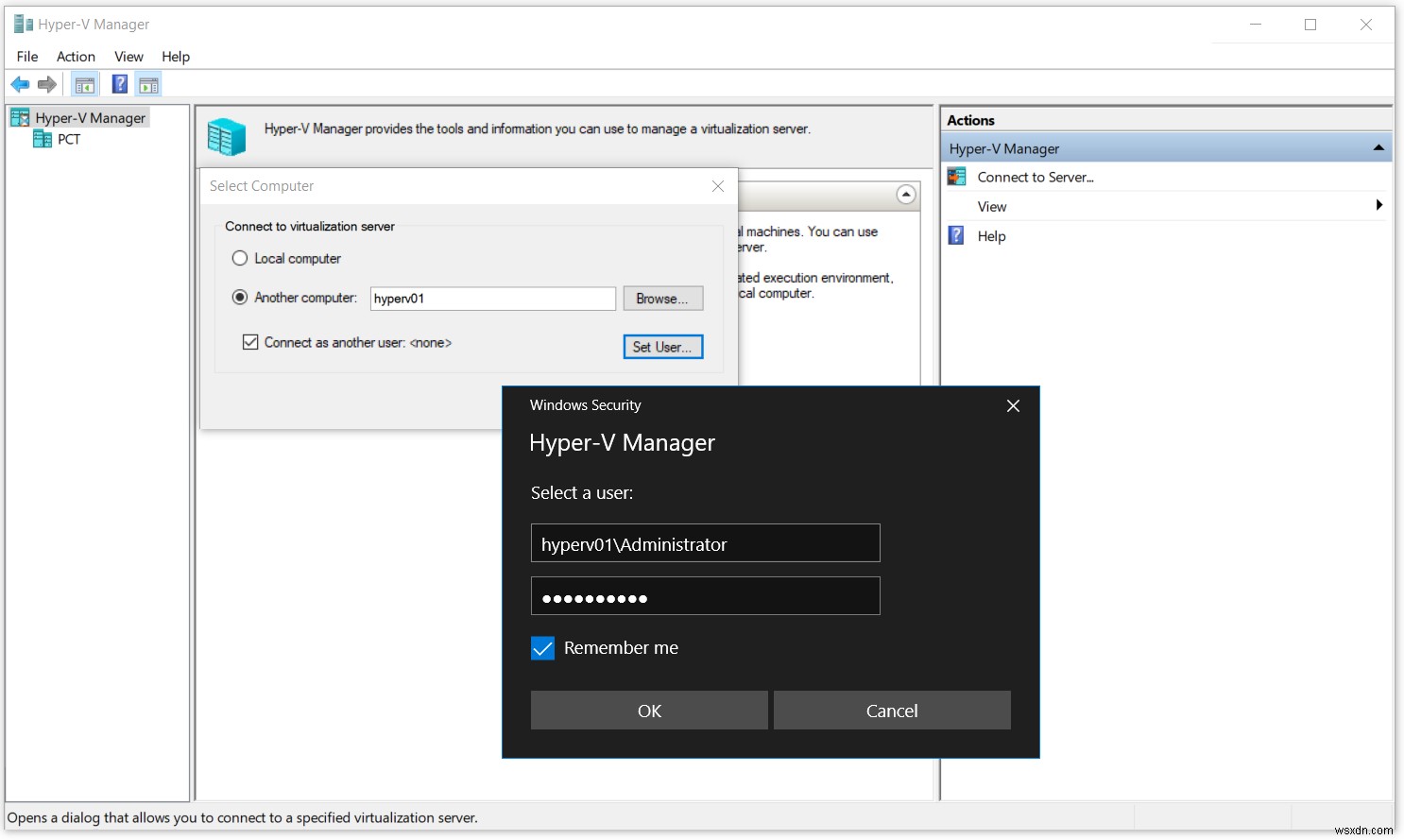 원격 Hyper-V Server 2019 연결 오류 해결 방법 – CredSSP 자격 증명 위임 설정 가이드