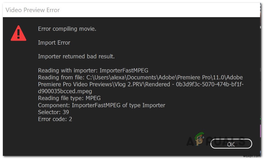프리미어 프로 동영상 컴파일 오류(Error Compiling Movie) 완벽 해결 가이드