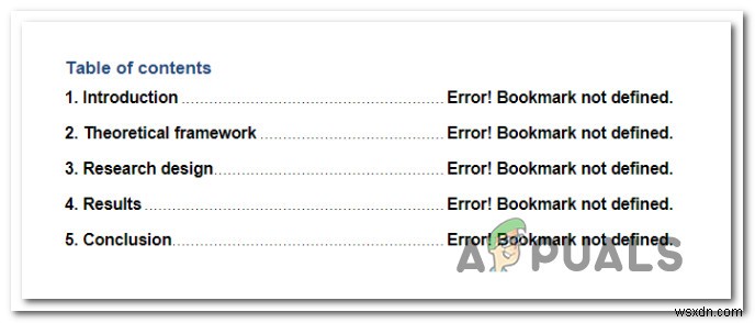 Word PDF 변환 시  오류! 책갈피가 정의되어 있지 않습니다  해결 방법