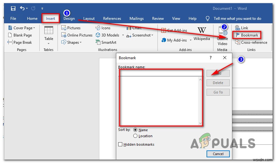 Word PDF 변환 시  오류! 책갈피가 정의되어 있지 않습니다  해결 방법