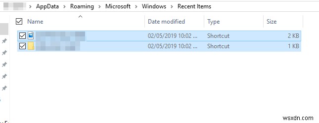 Windows 10에서 최근 파일 기록 비활성화하는 방법