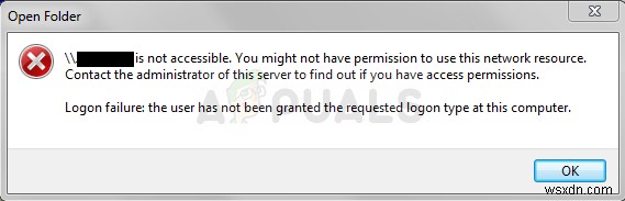 Windows 10  이 네트워크 리소스를 사용할 권한이 없을 수 있습니다  오류 해결 방법