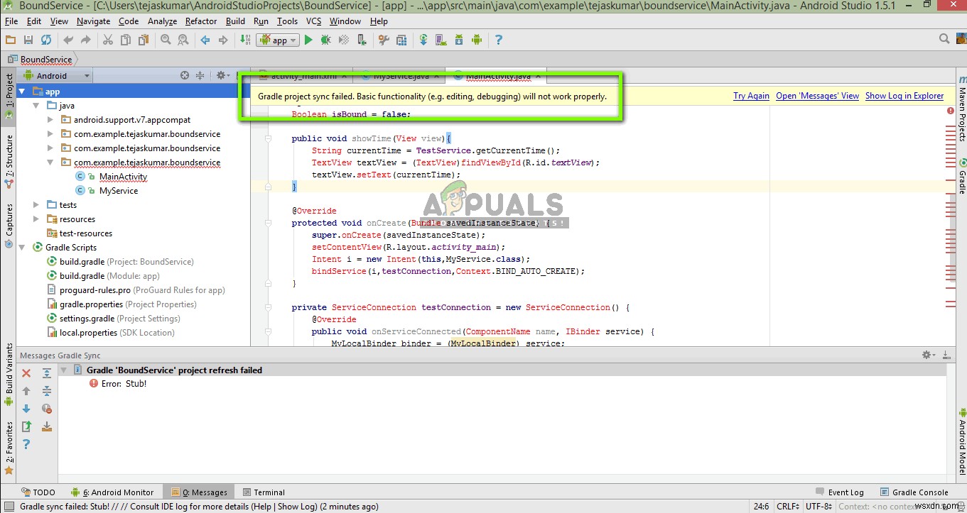 Android Studio  Gradle 프로젝트 동기화 실패  오류 해결 방법