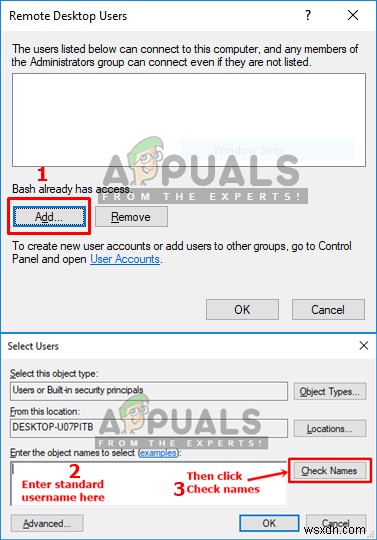 Windows 7 및 10에서 표준 사용자에게 RDP/원격 액세스를 허용하는 방법
