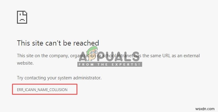 ERR_ICAN_NAME_COLLISION 오류 해결 방법 총정리