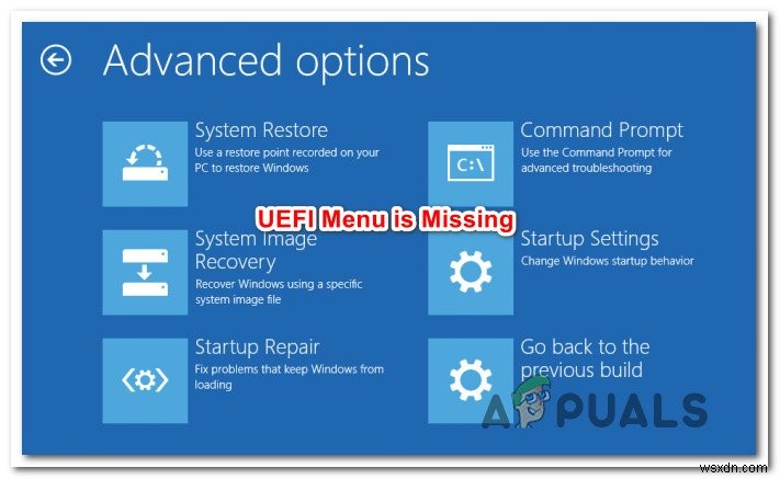 Windows 10에서 UEFI 펌웨어 설정이 사라졌을 때 해결하는 6가지 방법