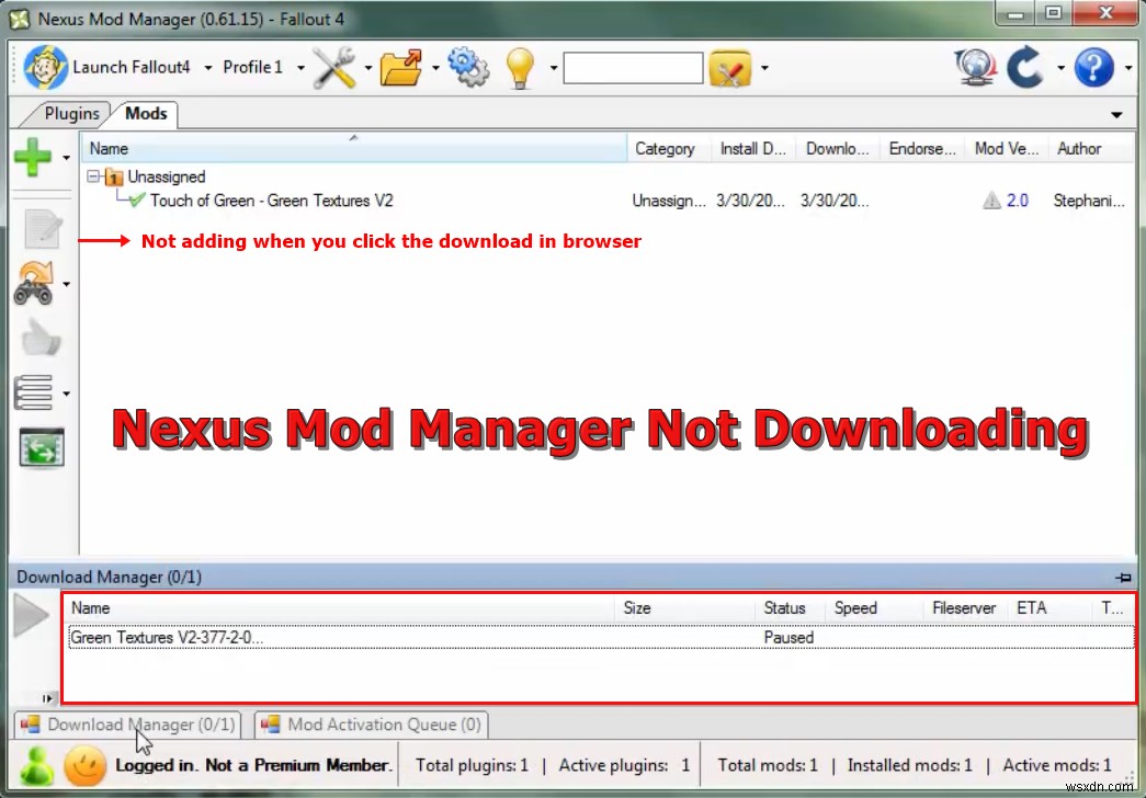 Nexus Mod Manager 다운로드 안 됨 오류 해결 방법 총정리