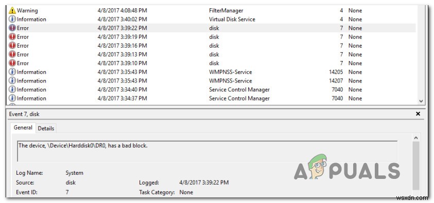 \Device\Harddisk0\DR0 장치에 잘못된 블록이 있습니다 오류 해결 방법