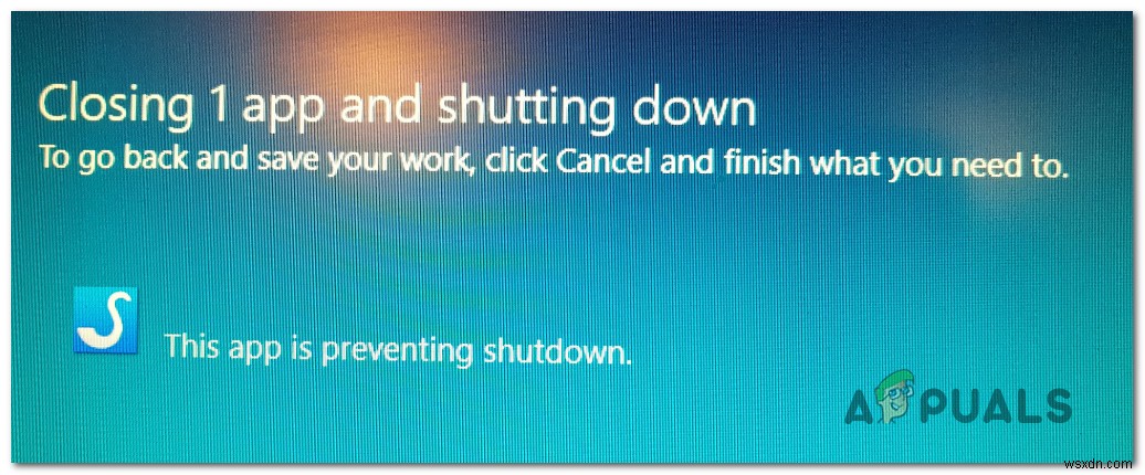 이 앱이 종료를 방지하고 있습니다 Windows 오류 해결 방법 총정리