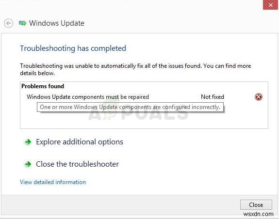 수정: Windows 업데이트 구성 요소를 복구해야 합니다 오류 해결 방법